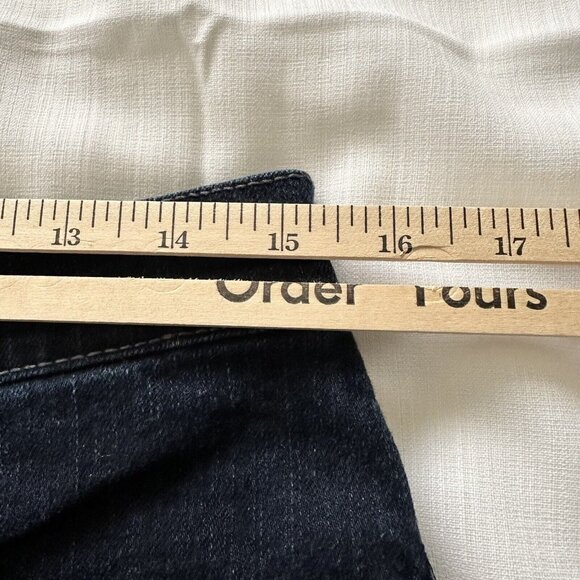 Gloria Vanderbilt Amanda Rhinestone Pocket Stretch Jeans Dark Blue Women's SZ 10 - Picture 7 of 14